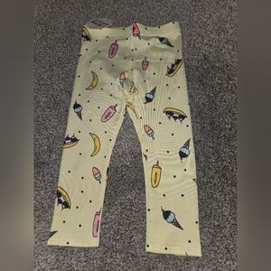 Dot Dot Smile Yellow Leggings 2T